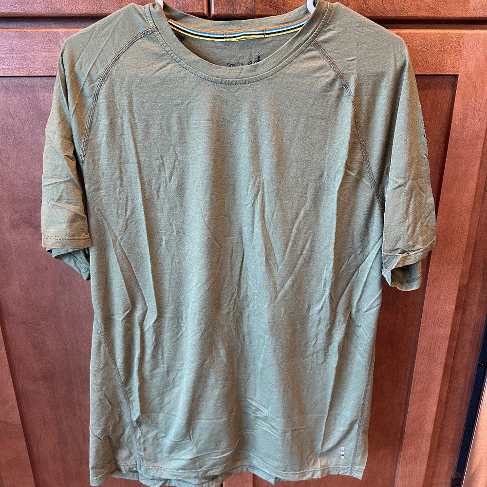 Smartwool Green Short Sleeve Tee